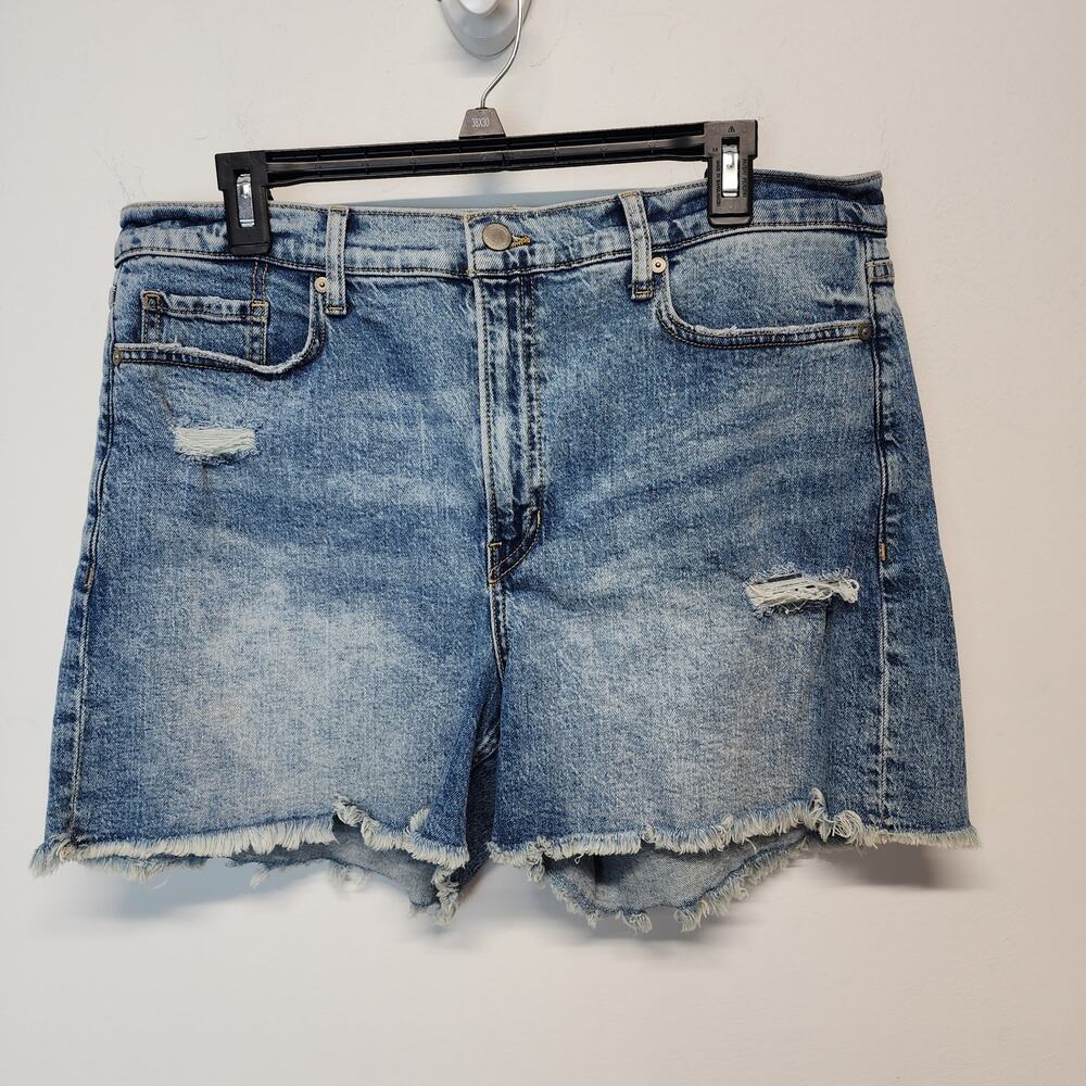 Banana Republic Womens High Rise Cutoff Denim Shorts Size 31 (32-34") Distressed